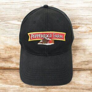 Pepperidge Farm Strapback Cap Trucker Baseball Embroidered Logo Water Mill Hat